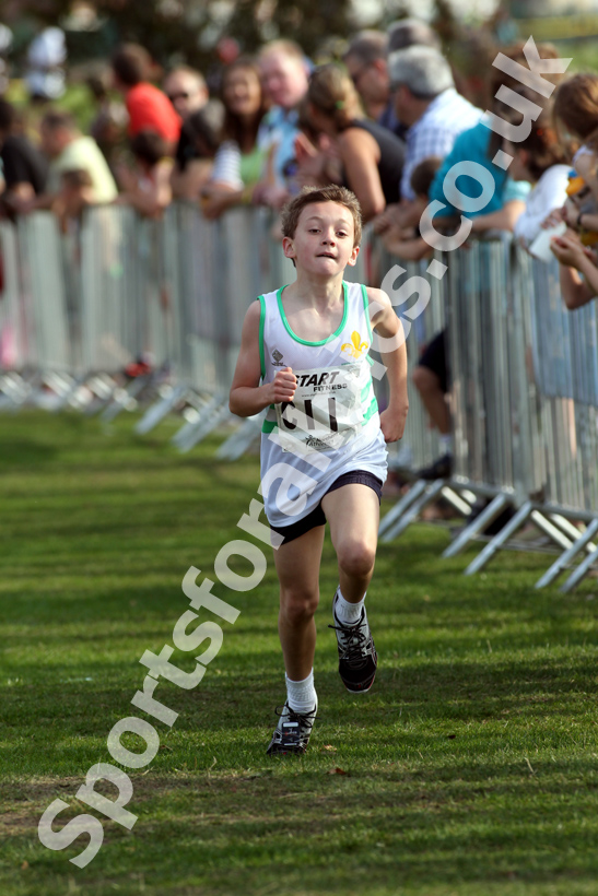 Liam Grosse (Wakefield DH&AC), under-11 boys, Northern Cross Country Relay, Graves Park, Sheffield